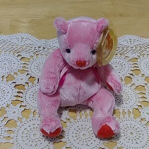 Valentine’s Day 2001 Romance Ty Beanie Baby collectible plush bear